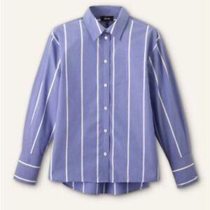 ME + EM Cotton Stripe Relaxed Forever Shirt